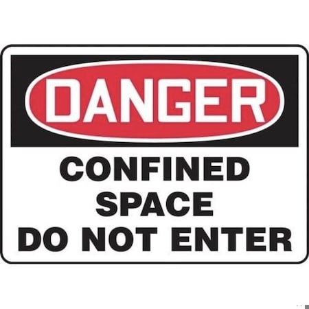 Accuform OSHA DANGER SAFETY SIGN CONFINED MCSP040XP MCSP040XP